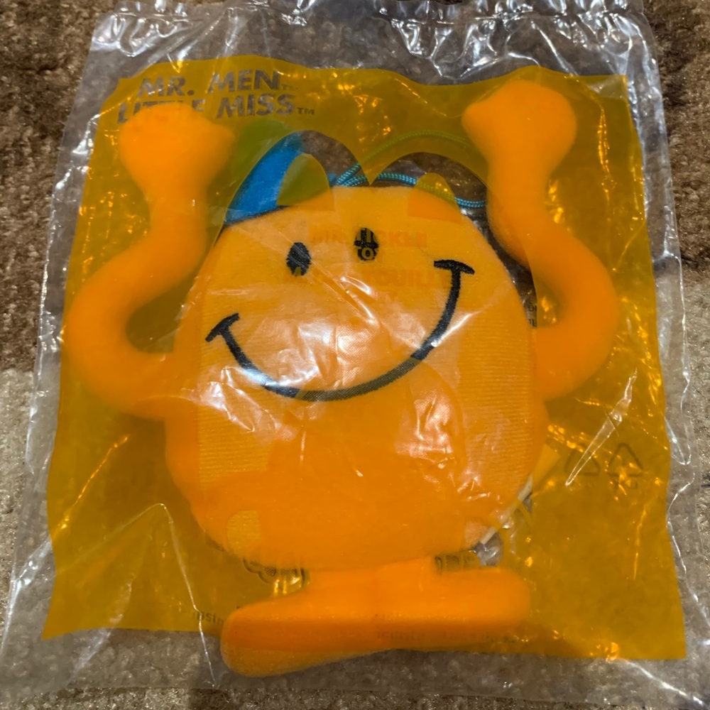 Mr. Tickle McDonald's Soft Toy Mr. Men and Little Miss happy meal toy